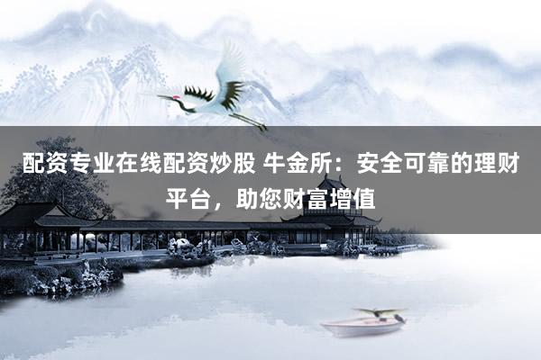 配资专业在线配资炒股 牛金所：安全可靠的理财平台，助您财富增值