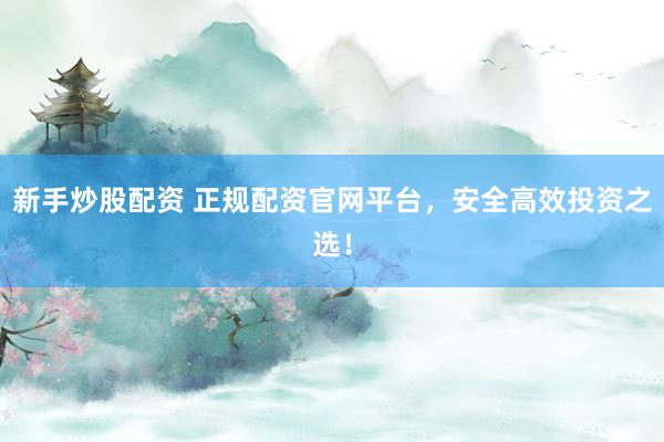 新手炒股配资 正规配资官网平台，安全高效投资之选！