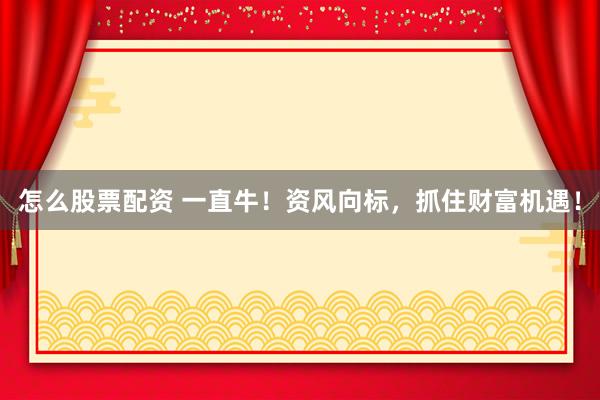 怎么股票配资 一直牛!资风向标,抓住财富机遇!